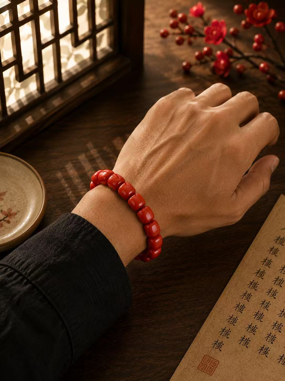 Abundant Horizons Cinnabar Bracelet