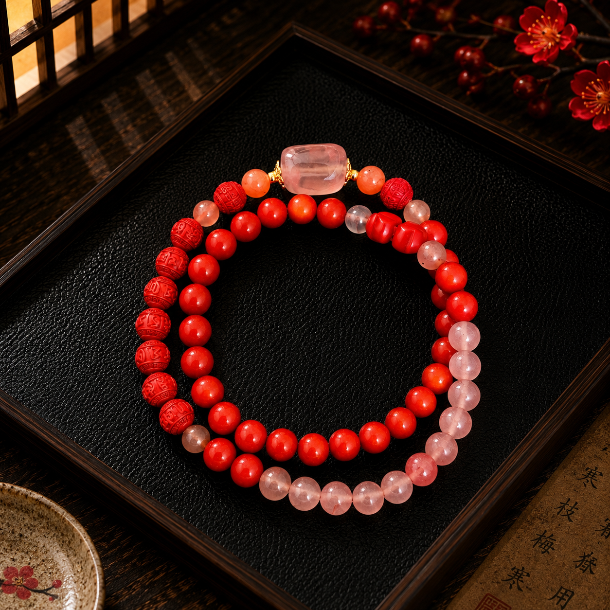 Inner Serenity Cinnabar Bracelet