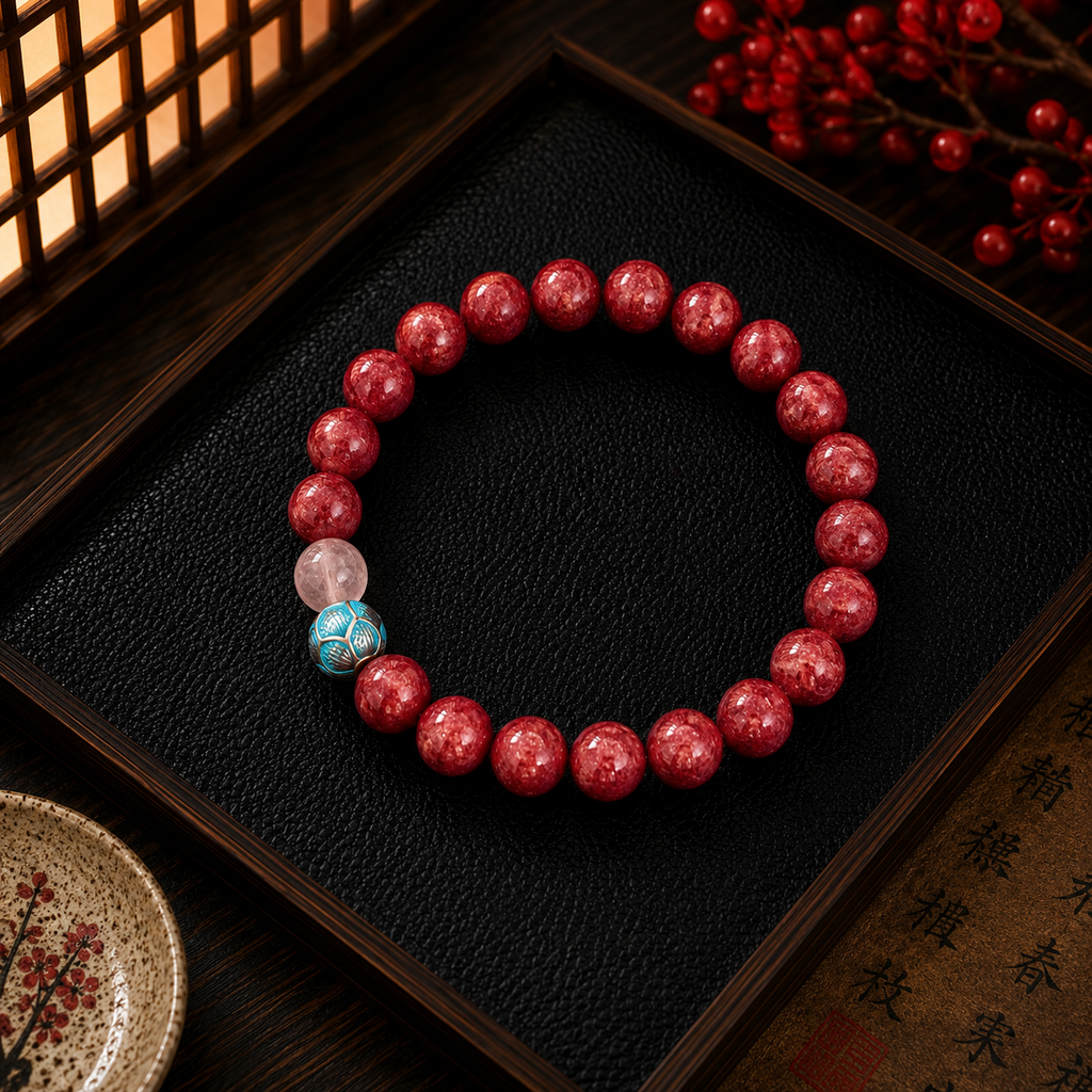 Prosper in Progress cinnabar Bracelet