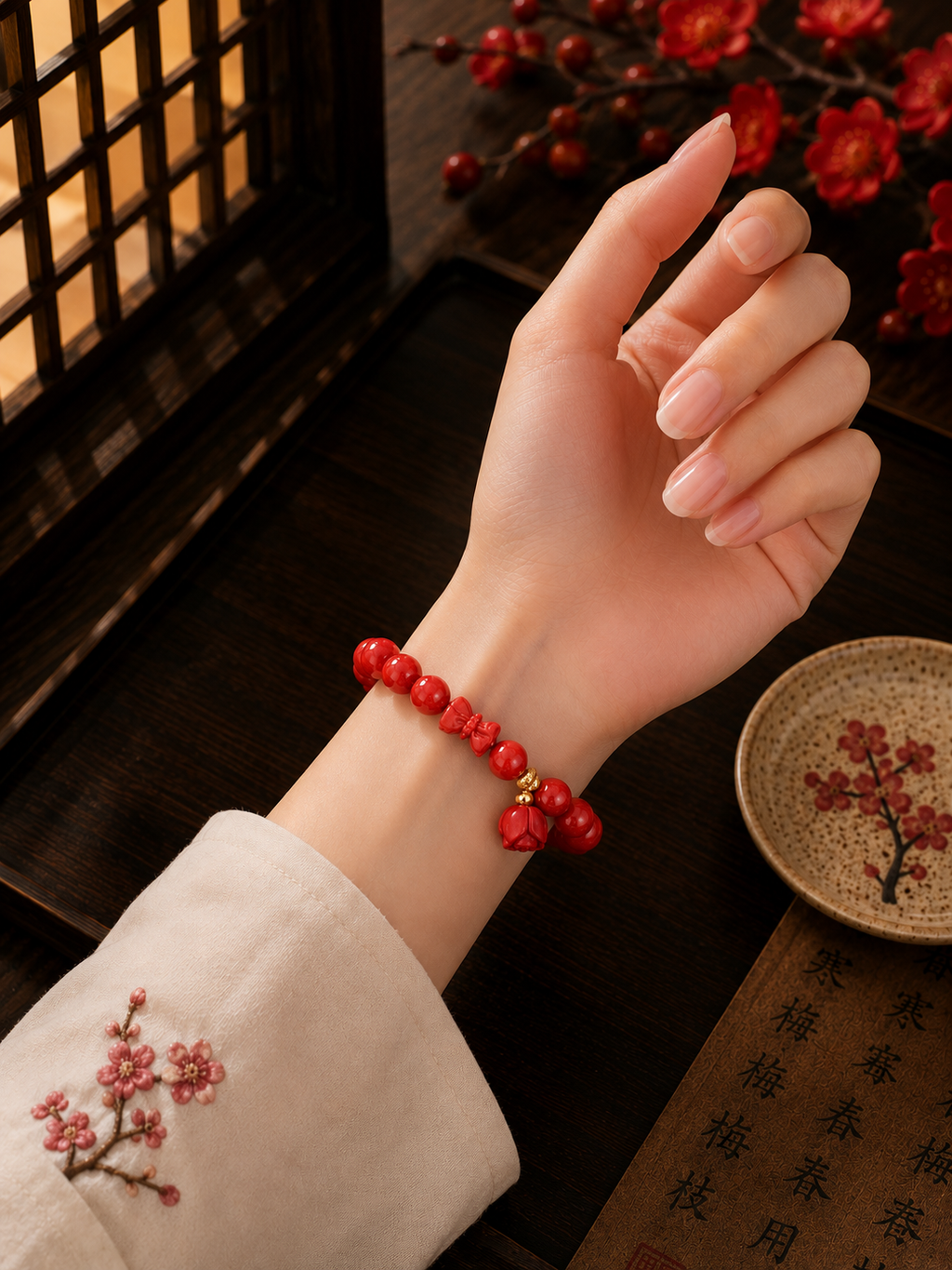 Little Miracle  Cinnabar Bracelet