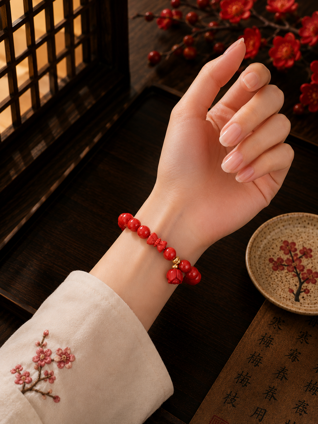 Little Miracle  Cinnabar Bracelet