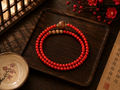 Ever abundant Cinnabar Bracelet Nacklace