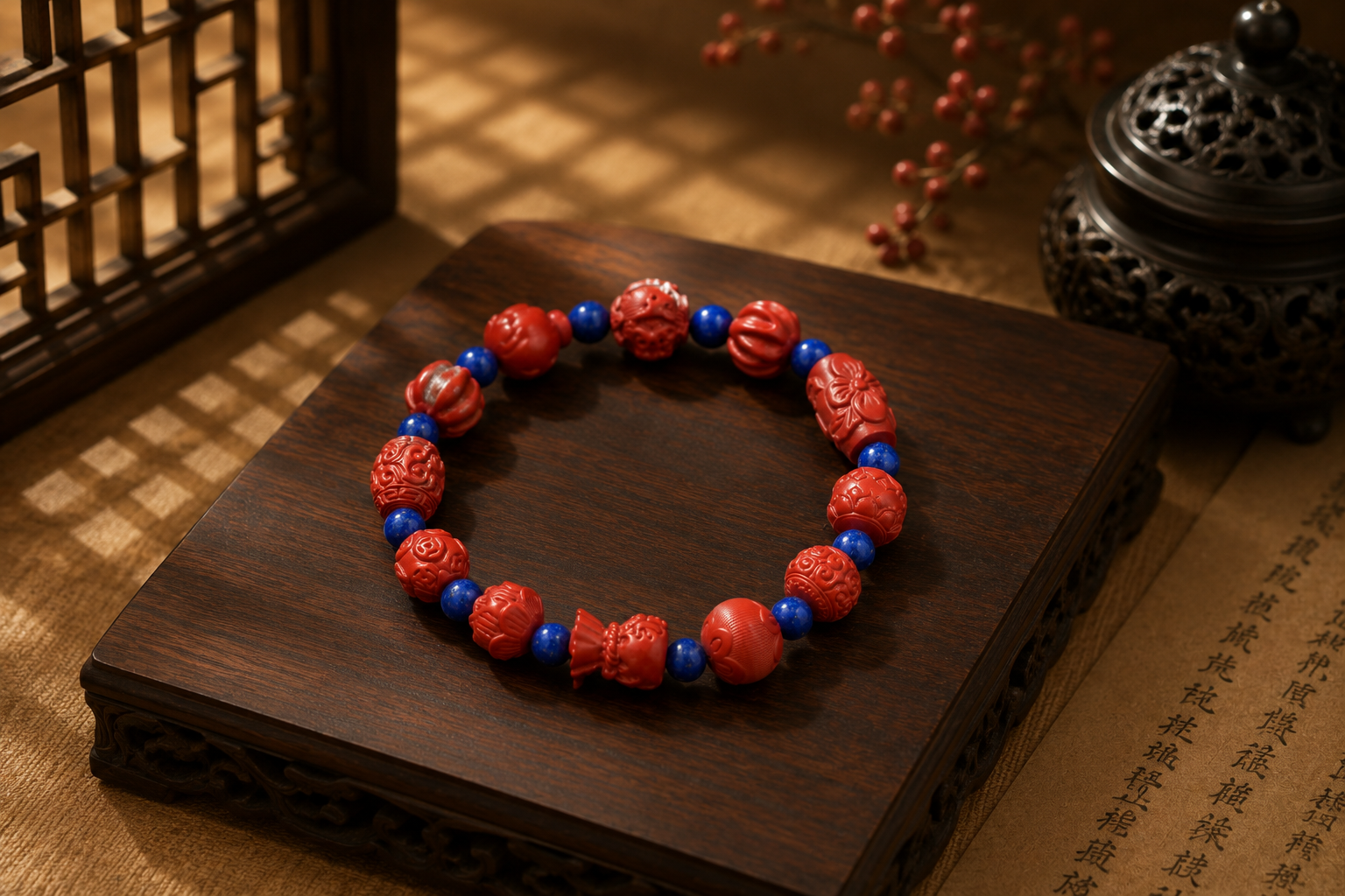 Rise Beyond Cinnabar Bracelet