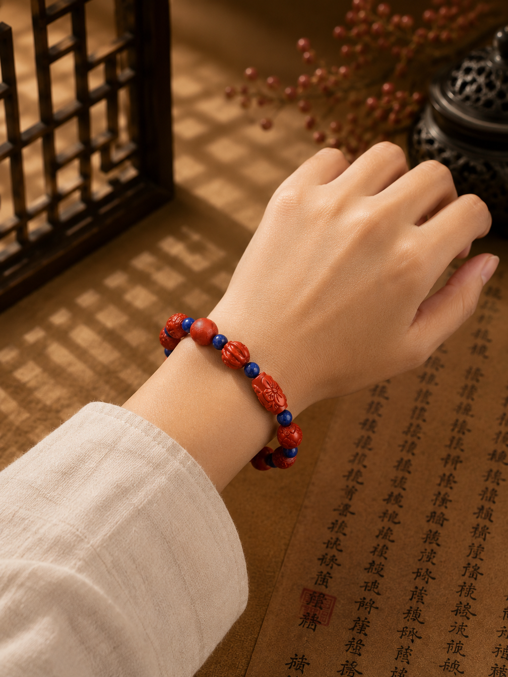 Rise Beyond Cinnabar Bracelet
