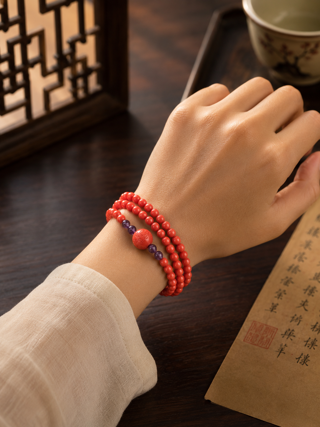Ever Together cinnabar Bracelet